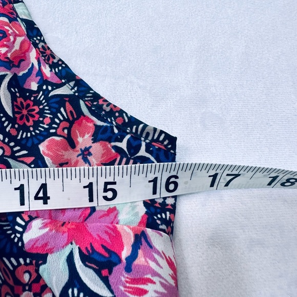 Derek Heart Pink Blue Tank Womens Size Small - Picture 4 of 5